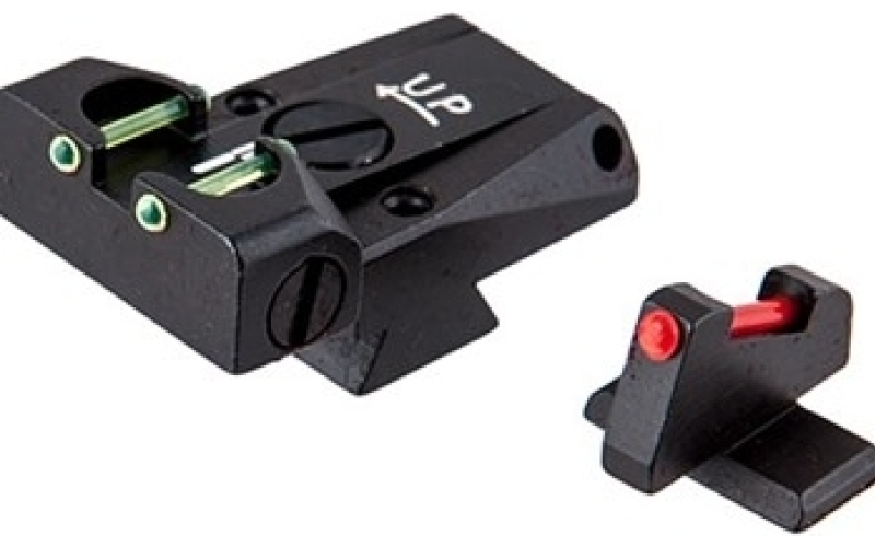 L.P.A. Sights Browning hi-power fiber optic adjustable sight set