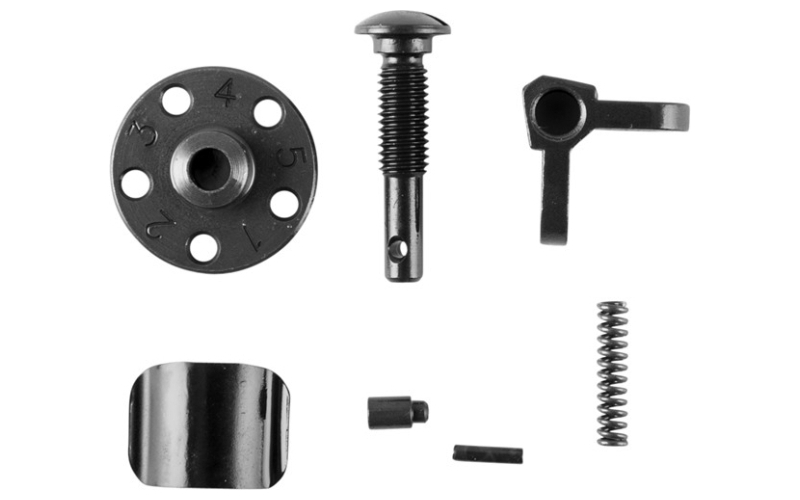Luth-AR Ar-15 adjustable rear sight assembly black