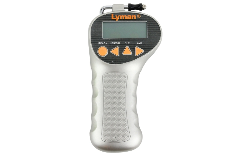 Lyman Products Digital Trigger Pull Gauge, Tool, Measures 0-12lb, 1/10 oz. Accuracy Zippered Case Gray Polymer Handle, 7832248