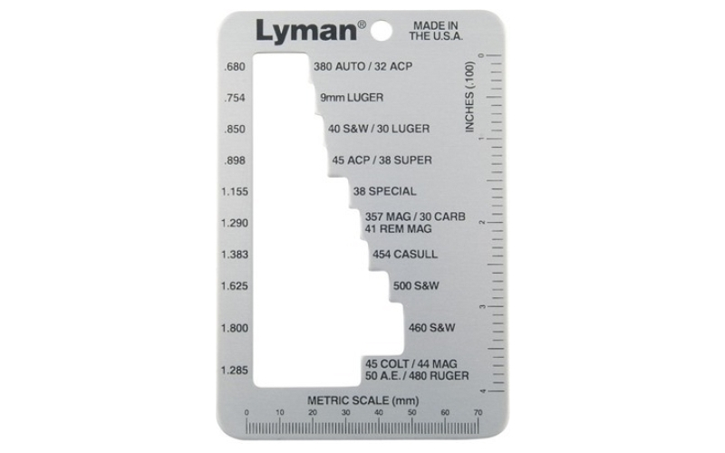 Lyman E-zee case gauge pistol & revolver