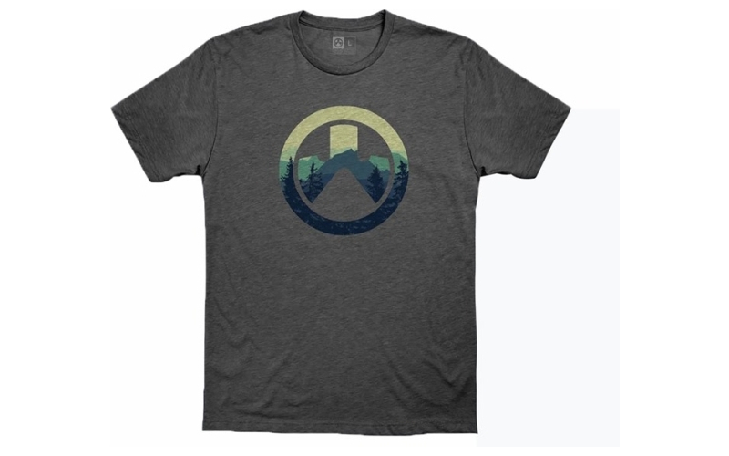 Magpul Industries Cascade icon logo cvc t-shirt charcoal heather large