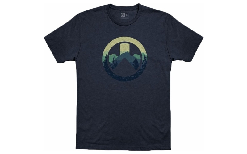 Magpul Industries Cascade icon logo cvc t-shirt navy heather small