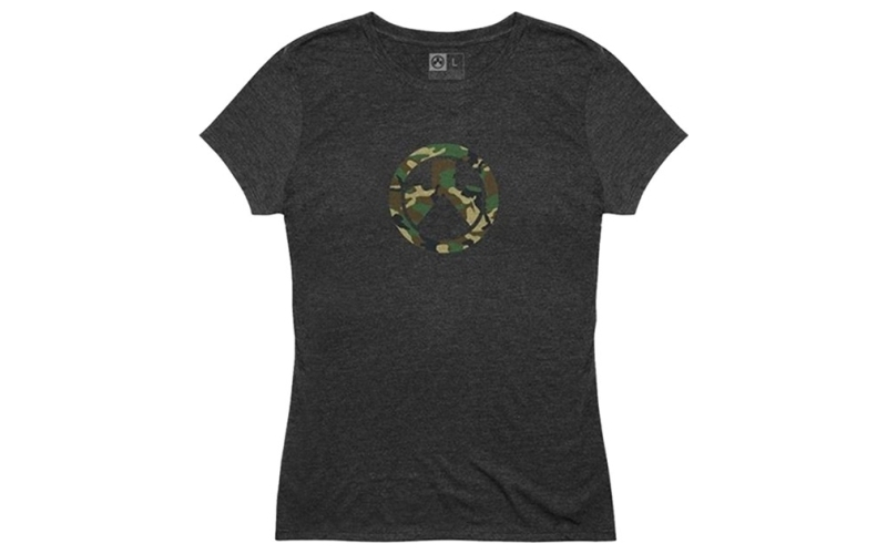 Magpul Industries Woodland camo icon tri-blend t-shirt sm charcoal heather