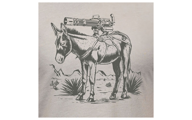 Magpul Industries Burro cotton t-shirt lg silver