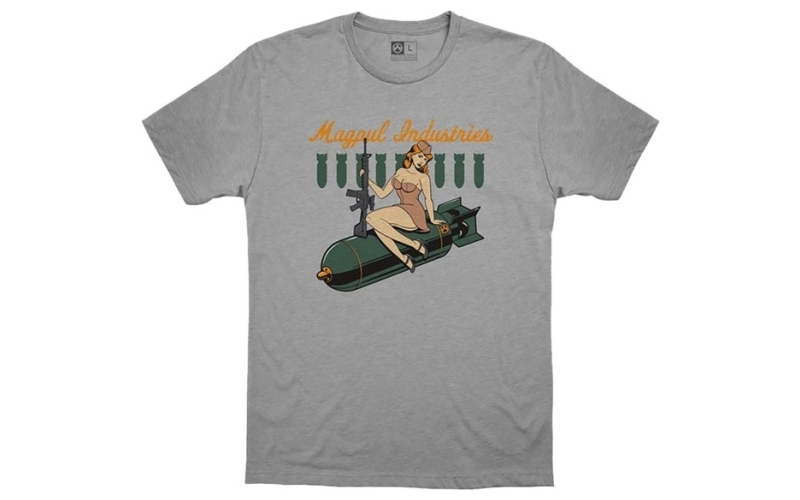 Magpul Industries Bombshell cotton t-shirt small athletic heather
