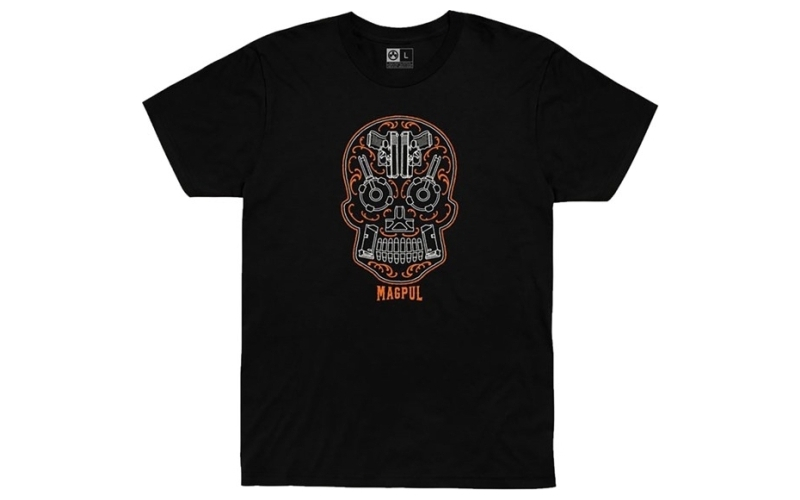 Magpul Industries Sugar skull blend t-shirt md blk