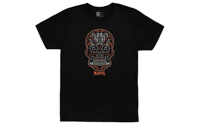 Magpul Industries Sugar skull blend t-shirt sm blk