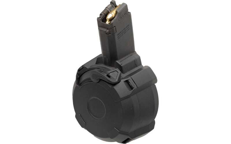 Magpul Industries PMAG, D-50, Drum, 9MM, 50 Rounds, Fits CZ Scorpion EVO 3, Black MAG1035-BLK