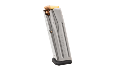Magpul Industries Magazine, AMAG 17 SG9, 9MM, 17 Rounds, For Sig P320, Stainless Steel Finish, Silver MAG1331-SST
