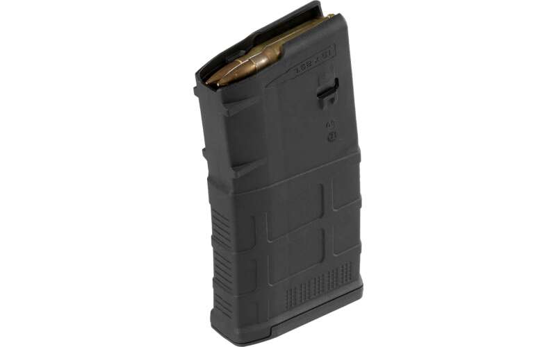 Magpul Industries Magazine, PMAG 20 LR/SR GEN M3, 308 Winchester/7.62 NATO, 20 Rounds, Fits DPMS/SR25/LaRue OBR, Black MAG291-BLK