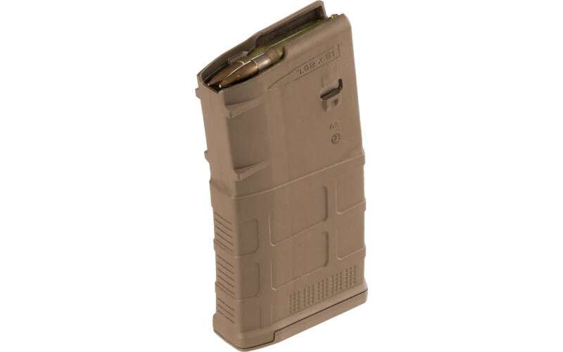 Magpul Industries Magazine, PMAG 20 LR/SR GEN M3, 308 Winchester/7.62 NATO, 20 Rounds, Fits DPMS/SR25/LaRue OBR, Coyote Tan MAG291-MCT
