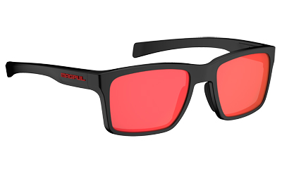 Magpul Industries Rider Eyewear, Black Frame with Polarized Red/Gray Lens MAG1277-1-001-1140