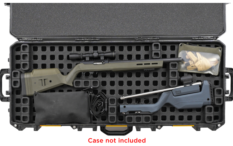 Magpul Industries DAKA, Grid Case Organizer, Fits Pelican Vault V800, Black, Case Not Included MAG1302-BLK