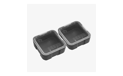 Magpul Industries DAKA Bins, 2X2, Compatible with DAKA GRID Organizer Panels, Matte Finish, Black, 3.2"x3.2"x1.3" Internal, (2)-2X2 Bins Included MAG1390-BLK