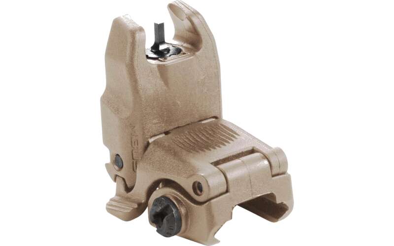 Magpul Industries MBUS Back-Up Front Sight Gen 2, Fits Picatinny Rails, Flip Up, Flat Dark Earth MAG247-FDE