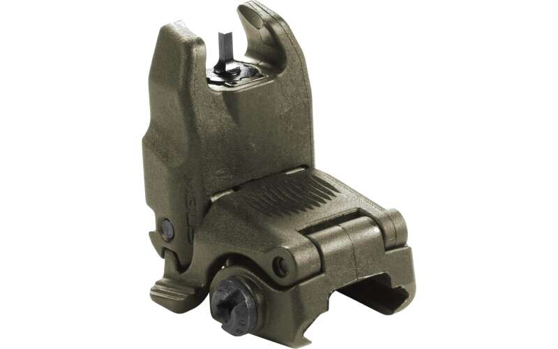 Magpul Industries MBUS Back-Up Front Sight Gen 2, Fits Picatinny Rails, Flip Up, Olive Drab Green MAG247-ODG