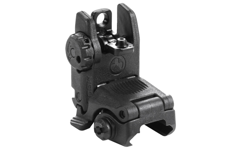 Magpul Industries MBUS Back-Up Rear Sight Gen 2, Fits Picatinny Rails, Flip Up, Black MAG248-BLK