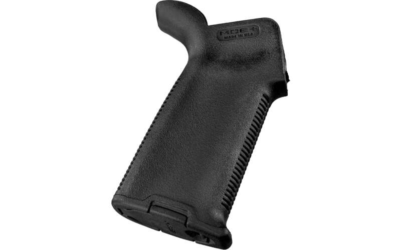 Magpul Industries MOE+ Grip, Fits AR Rifles, with Storage Compartment, Black MAG416-BLK