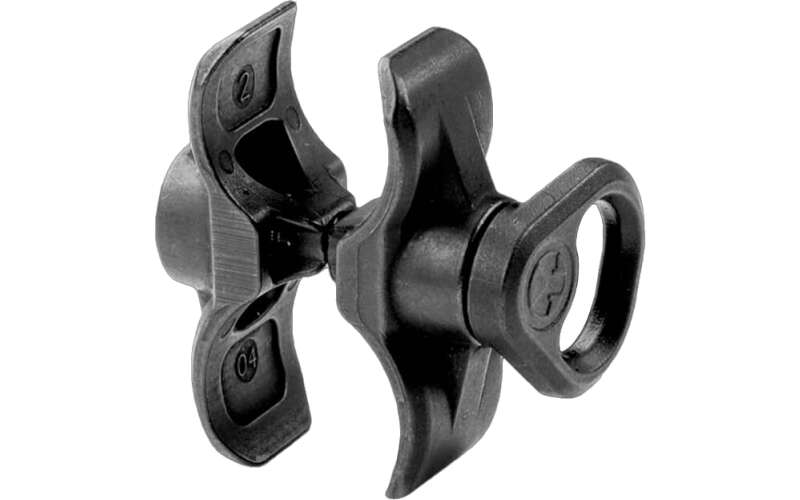 Magpul Industries Forward Sling Mount, Dedicated Fit For Mossberg 590A1 Models With Factory Extended Magazine Tube And Will Not Fit Other Mossberg Models, Melonite Treated Steel, Black MAG493-BLK