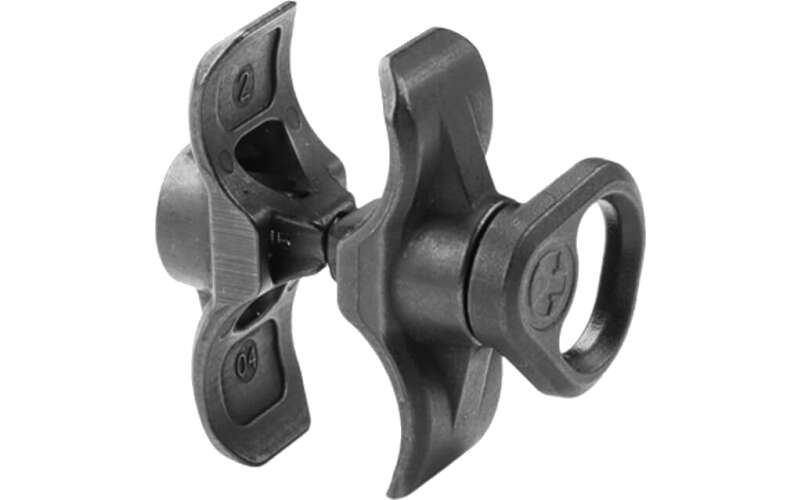 Magpul Industries Forward Sling Mount, Dedicated Fit For The Remington 870 And Mossberg 500, 590, And Maverick Shotguns With An Extended Mag Tube, Melonite Treated Steel, Black MAG508-BLK