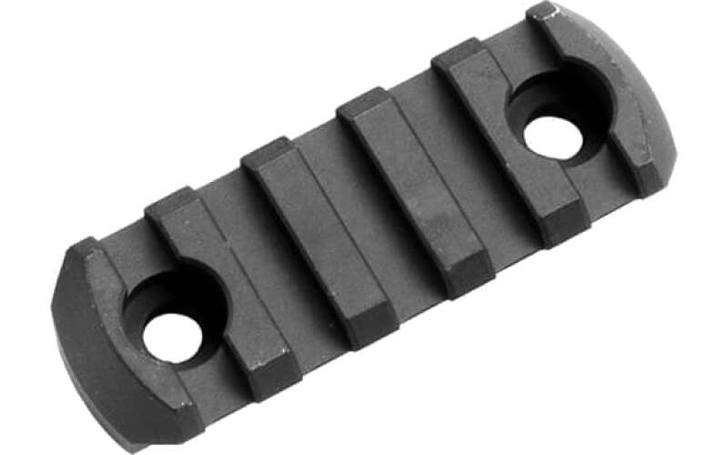 Magpul Industries Rail Section, Fits M-LOK Hand Guard, Aluminum, 5 Slots MAG581-BLK
