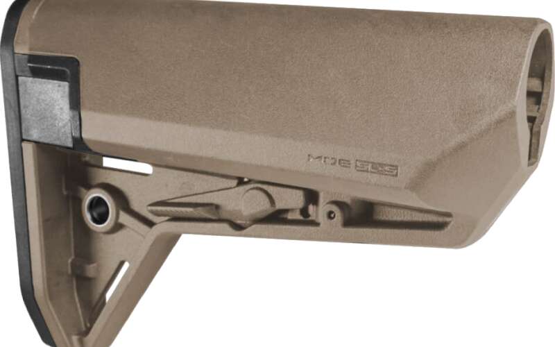Magpul Industries MOE SL-S Mil-Spec Stock, Fits AR-15 Rifles, Flat Dark Earth MAG653-FDE