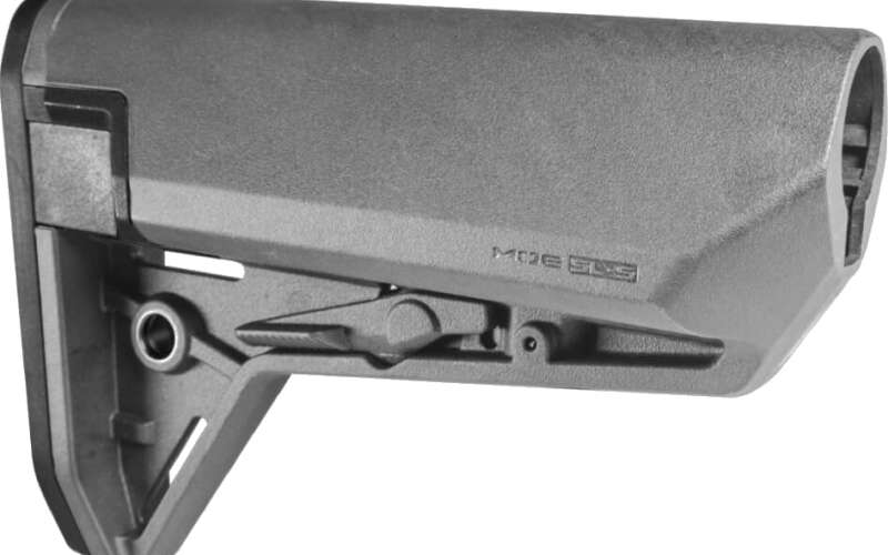 Magpul Industries MOE SL-S Mil-Spec Stock, Fits AR-15 Rifles, Gray MAG653-GRY