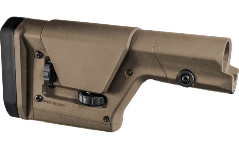 Magpul Industries PRS GEN3 Precision-Adjustable Stock, Fully Adjustable, Fits AR-15/AR-10, Flat Dark Earth MAG672-FDE