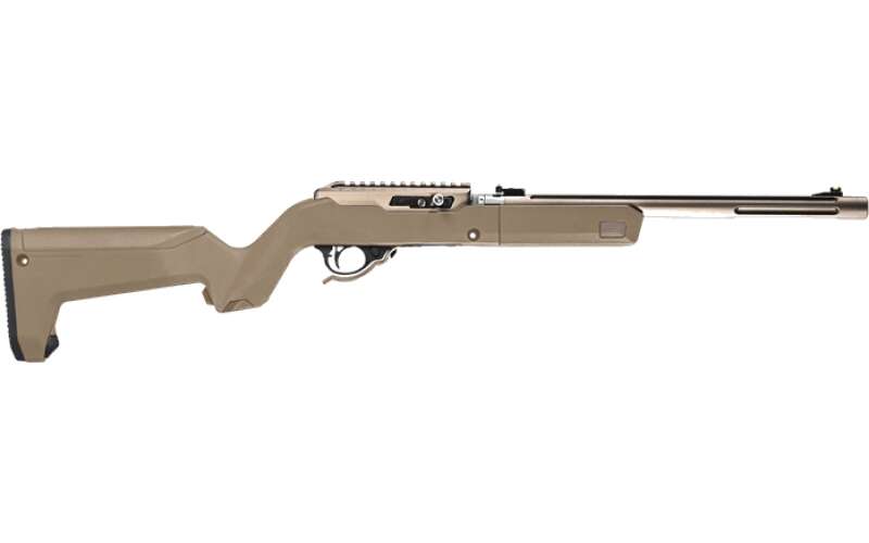 Magpul Industries X-22 Backpacker Stock, Fits All Ruger 10/22 Takedowns, Including 10/22 Takedowns With Tactical Solutions SB-X Barrels, MOE SL Non-Slip Rubber Butt Pad, Storage Compartment Fits 3-10Rd Magazines, Flat Dark Earth MAG808-FDE