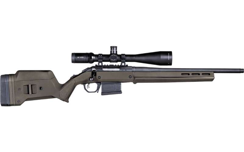 Magpul Industries Hunter American Stock, Fits Ruger American Short Action, Includes Magpul's Bolt Action Magazine Well, Olive Drab Green MAG931-ODG