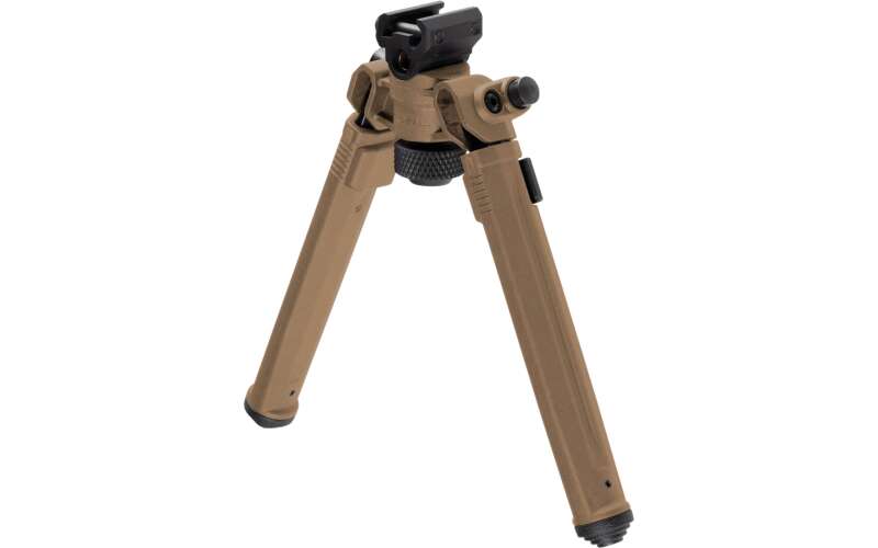 Magpul Industries Bipod, Hard Anodized 6061 T-6 Aluminum, Fits 1913 Style Picatinny Rails, 6.3"-10.3" Length, Weight 11oz, Flat Dark Earth MAG941-FDE