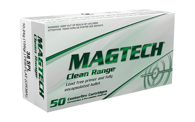 Magtech Clean Range, 38 Special, 158 Grain, Fully Encapsulated Bullet, 50 Round Box CR38A