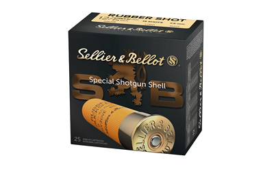 Sellier & Bellot Shotshell, 12 Gauge 2.75", Buckshot, 25, 250 SB12RSA