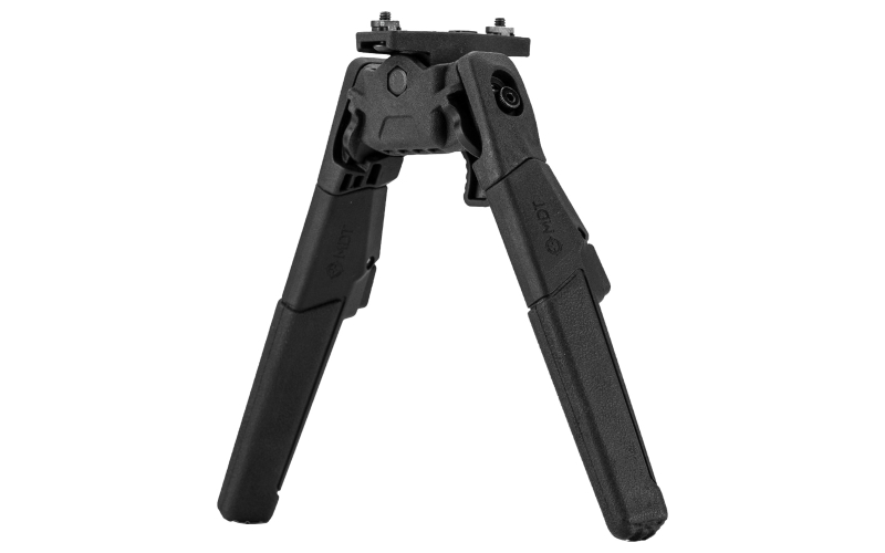MDT ORYX Bipod, Height Adjustable, Durable Premium Polymer Construction, Rubber Feet, M-LOK Attachment Interface, Matte Finish, Black 106740-BLK