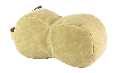 MDT Peanut, Waxed Canvas, Shooting Bag, Spex Lite Fill, 10"x3.5"x3", Army Duck Canvas Construction, Grulla 109068-GRU