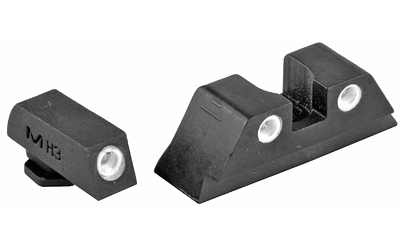 Meprolight Tru-Dot, Sight, Fits GLOCK 17/19/22/23, Green/Yellow 0102243201