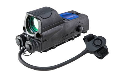 Meprolight MOR PRO, Non Magnified Red Dot with Green Laser/IR, 1X30mm, 2.2 MOA Bullseye Reticle, Quick Detach, Fits Picatinny, Black 0687743