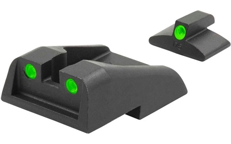 Meprolight Tru-dot~ sight set, iwi jericho/baby eagle green