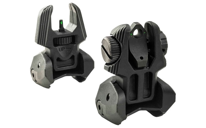 Meprolight Frbs self-illuminated flip backup sights 2 dot rear-black