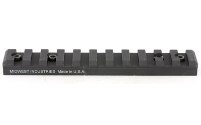 Midwest Industries 1 Piece Base, Fits Ruger 10/22, Black MI-1022SM