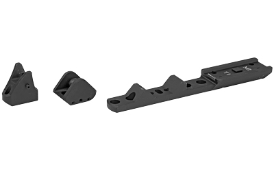 Midwest Industries Optics Rail, Picatinny, Built-in Ghost Ring Sight, Aluminum, Black Anodized Finish, Fits Marlin 1894 MI-1894-GRR
