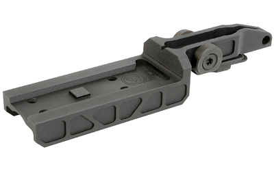 Midwest Industries Alpha Mini Dot Mount, Aimpoint T-2 Footprint, For AK Pattern Firearms, Anodized Finish, Black MI-AK-ALPHA-MDM-T2