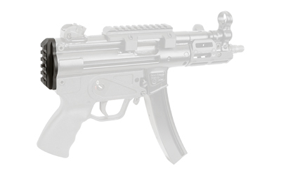 Midwest Industries HK MP5K End Plate Adaptor, Picatinny, Aluminum, Anodized Finish, Black MI-MP5K-PEPA