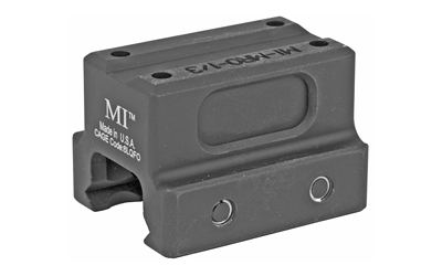 Midwest Industries Lower 1/3 Mount, Aluminum, Black Anodized Finish, Fits Trijicon MRO MI-MRO-1/3
