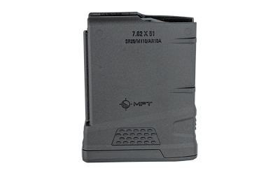 Mission First Tactical Magazine, 308 Winchester/7.62 NATO, Fits AR-10A/SR 25/M110, 10 Rounds, Black 10EXD762X51
