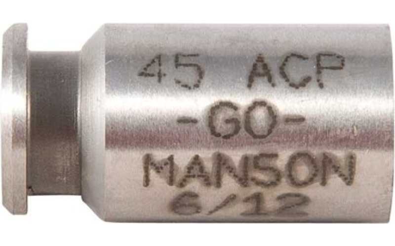 Manson Precision Go gauge, fits .45 acp