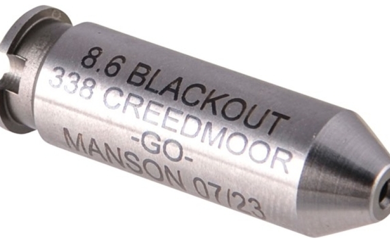 Manson Precision 8.6 blackout go gauge