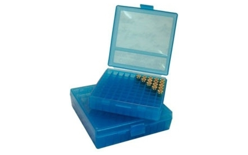 Mtm Case-Gard Flip top pistol ammo box 10mm-45acp 100 round red
