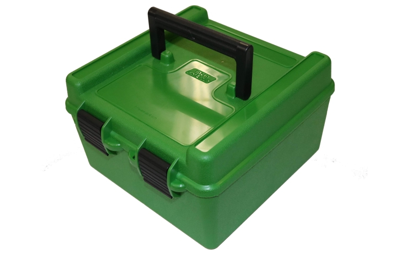 Mtm Case-Gard Handle carry rifle ammo box 223 wssm-7mm rem mag 100rd green
