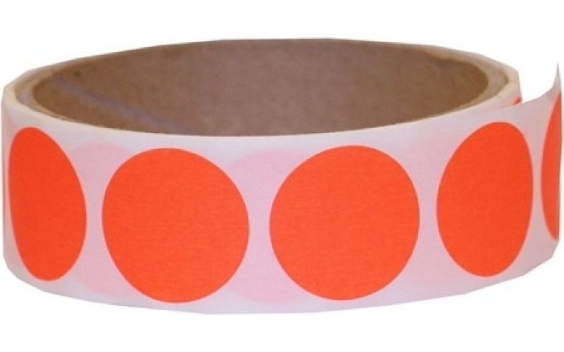 National Target 1'' red pasters, per roll